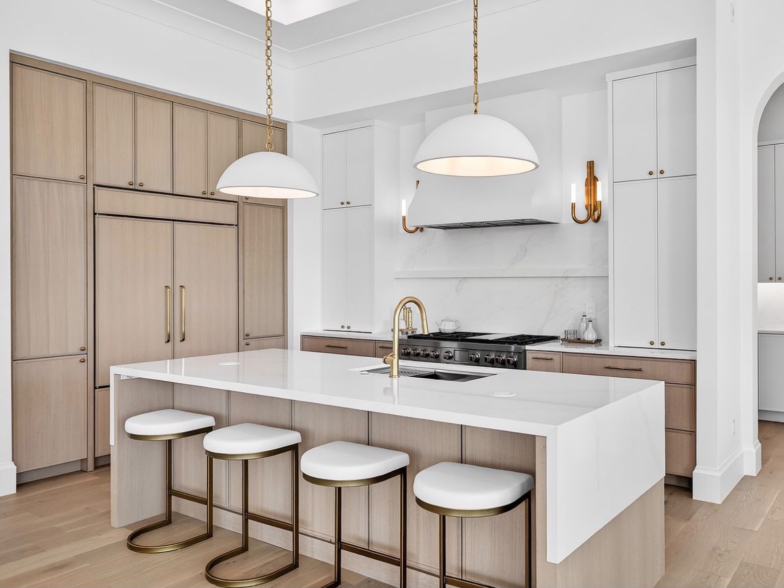 Kitchen cleaned by The Golden Touch Shine Co
